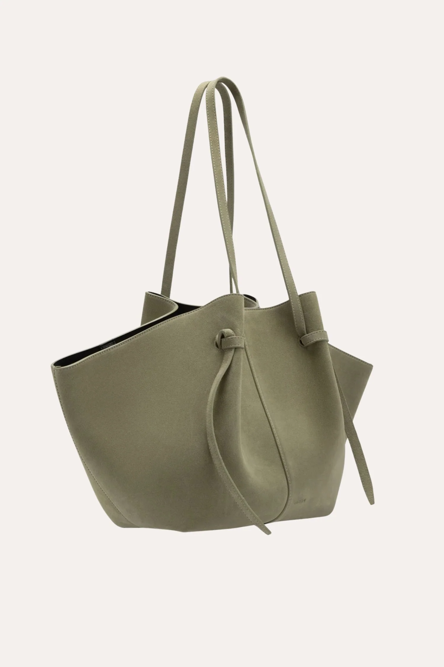 Large Mochi- Olive Suede - Image 3