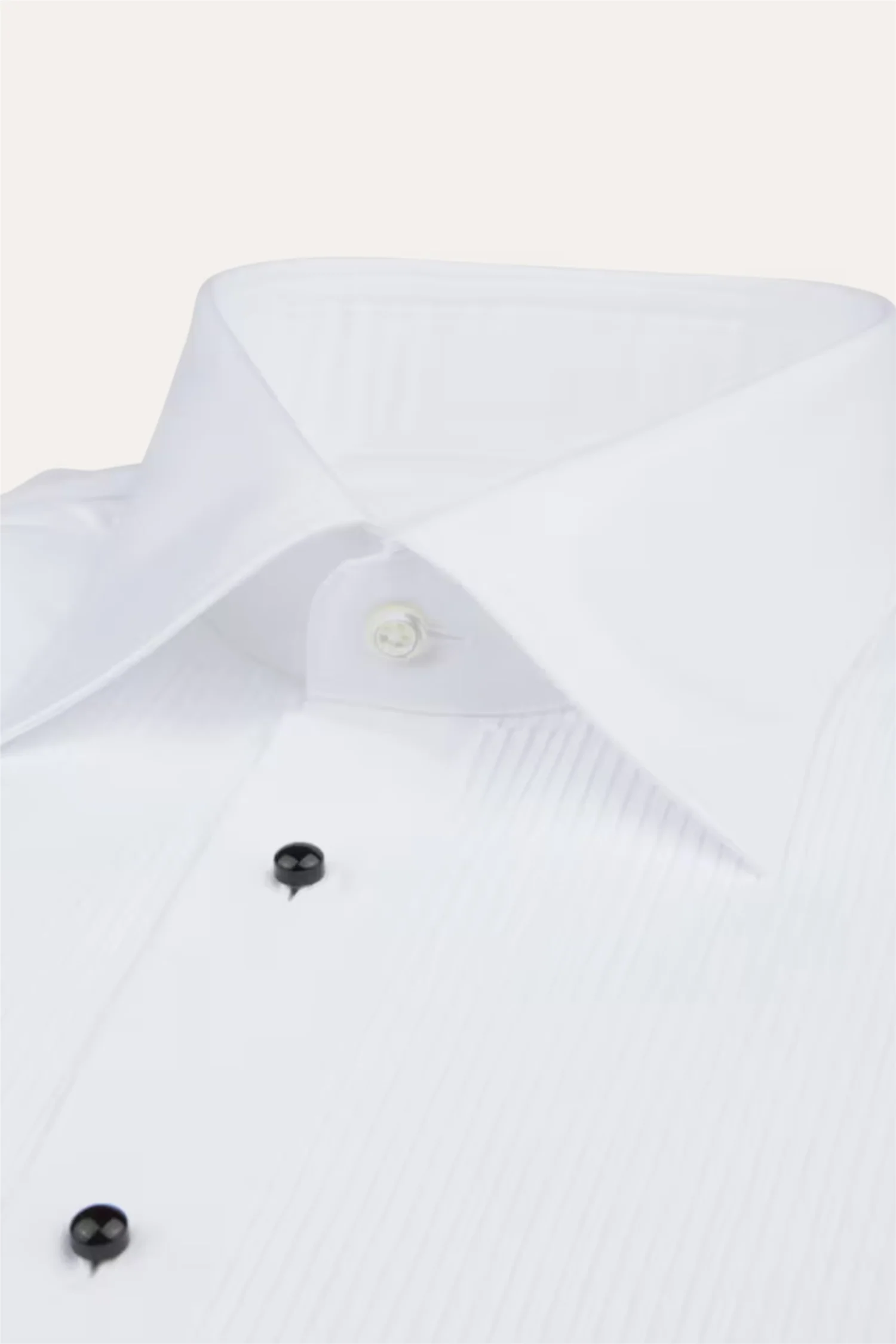 Slimline Pleated Smoking Shirt XL-Sleeve White - Image 2