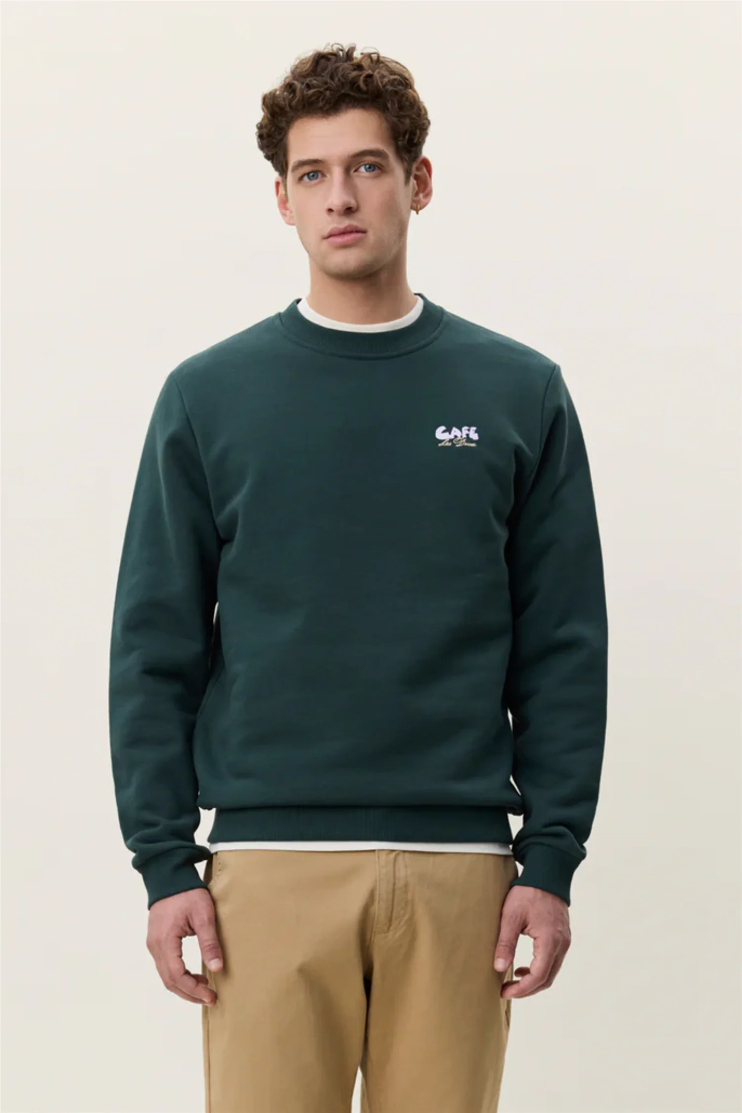 Café Sweatshirt Pine Green - Image 6