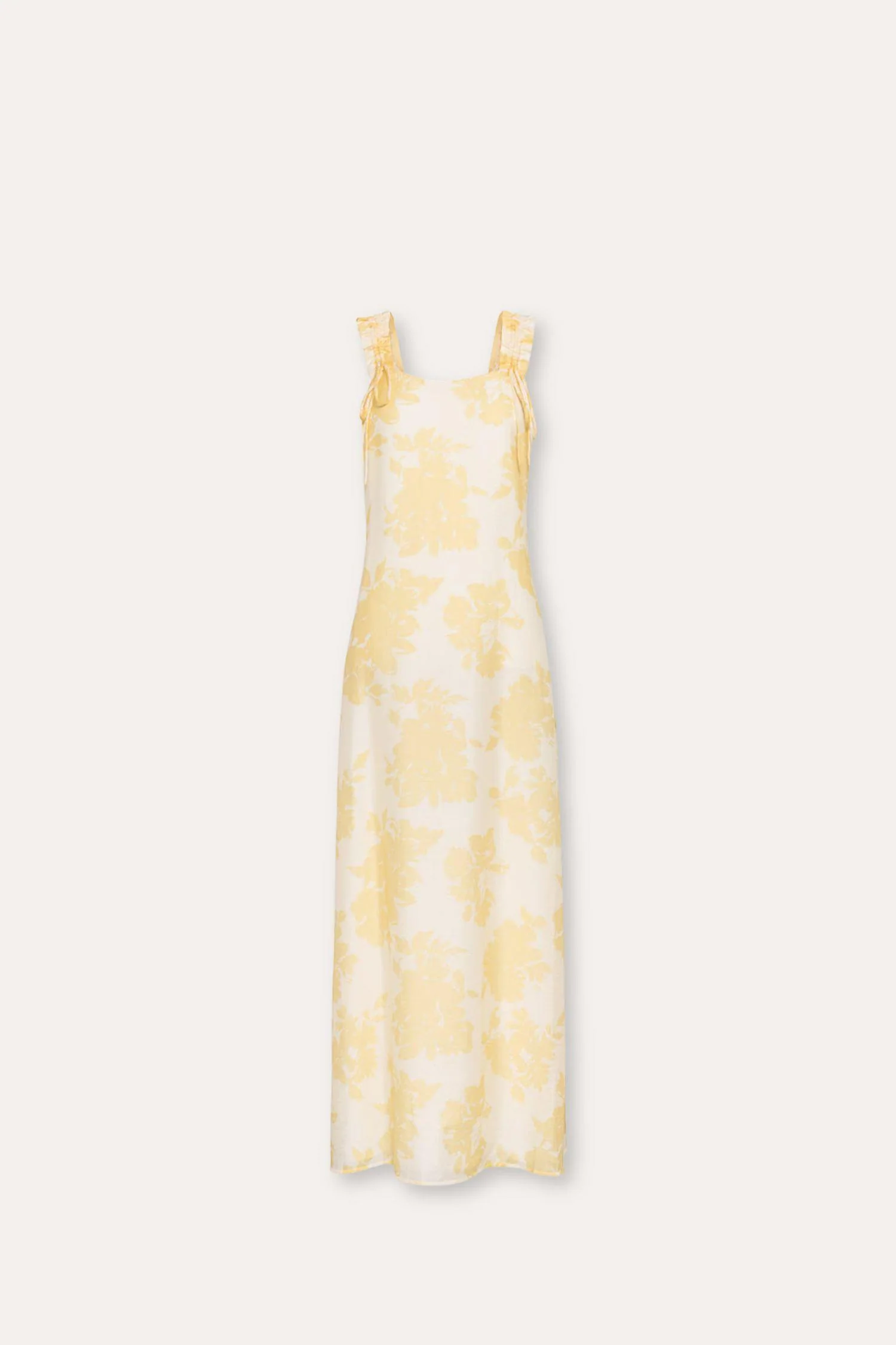 Zaha Dress Yellow Floral Print