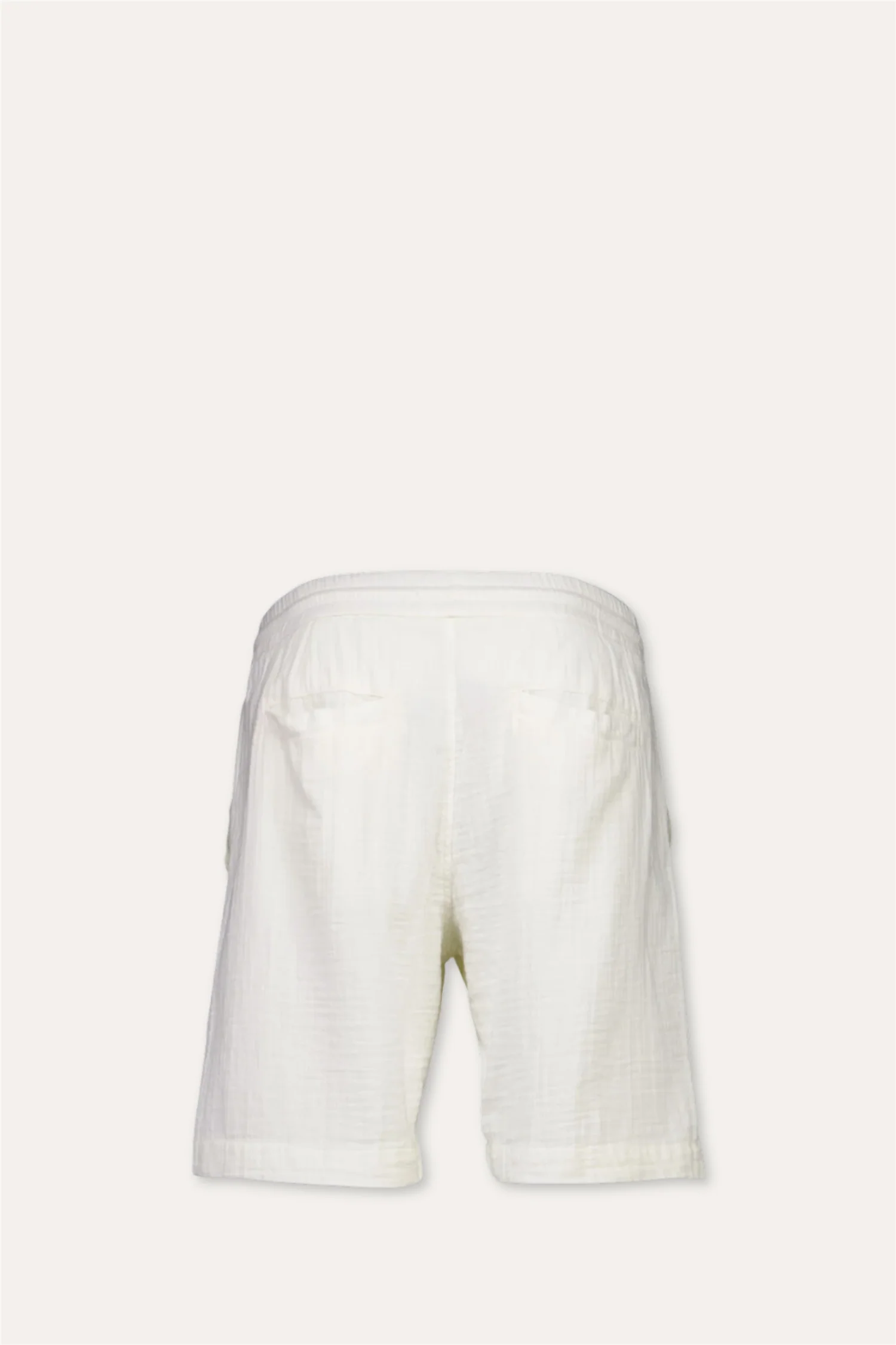 Cotton Muslin Shorts Off White - Image 2