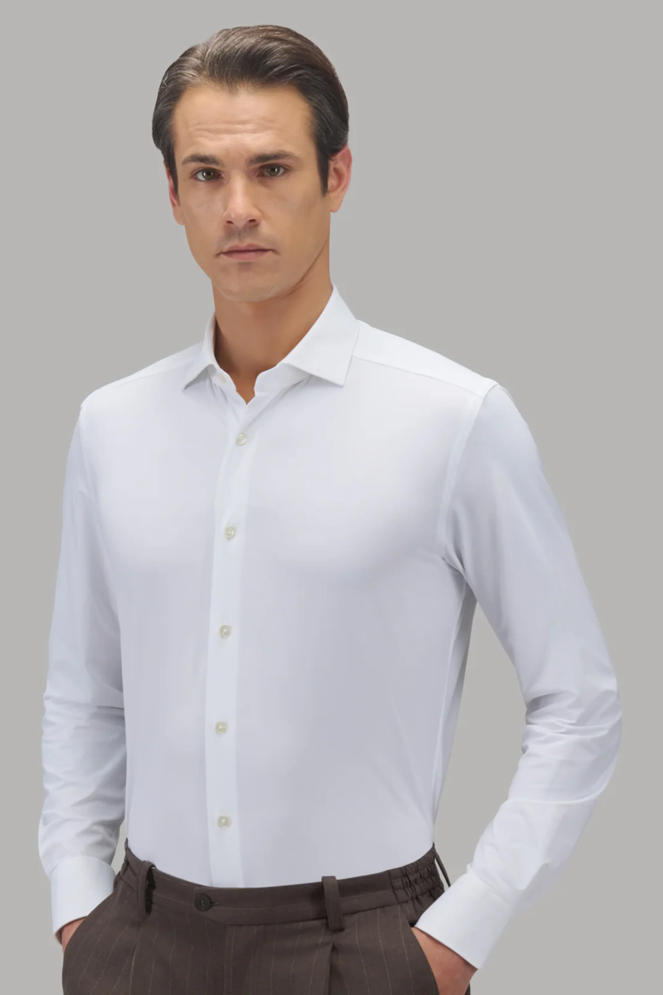 Active Shirt Tailor Fit White - Image 3