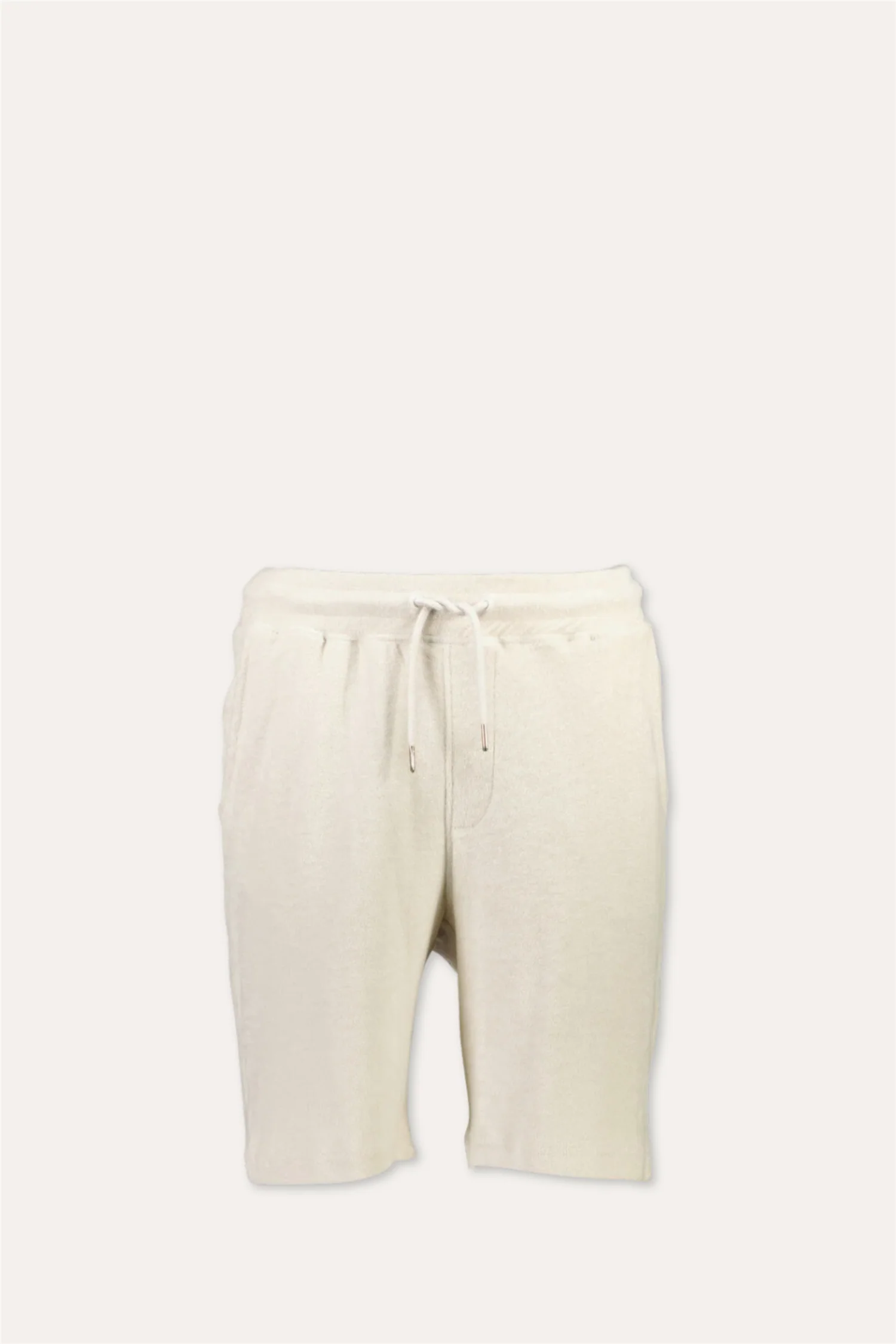 Towel Shorts W. Elastic Waist Fair Grey