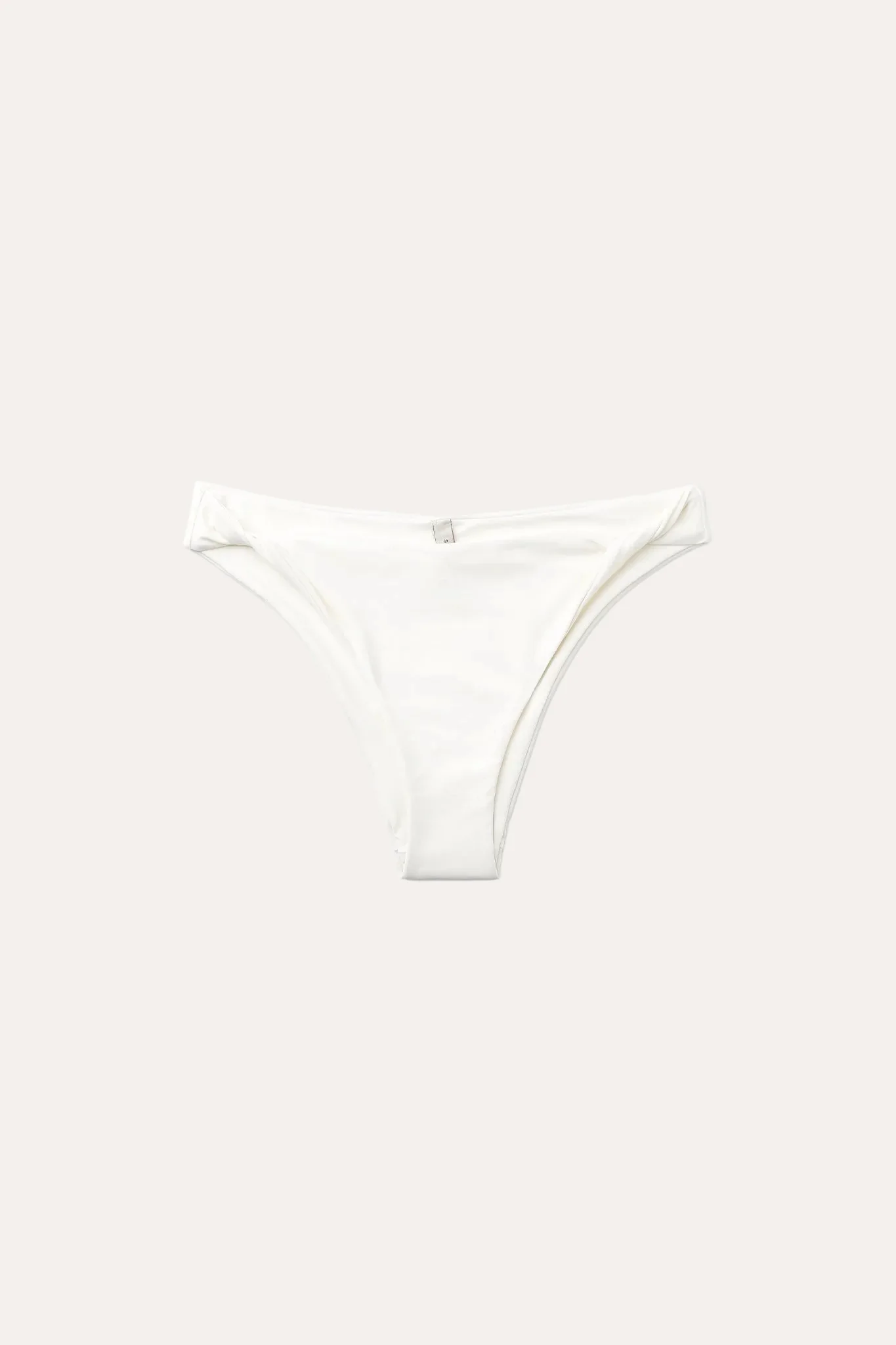 Twisted Bikini Bottom- Pearl White