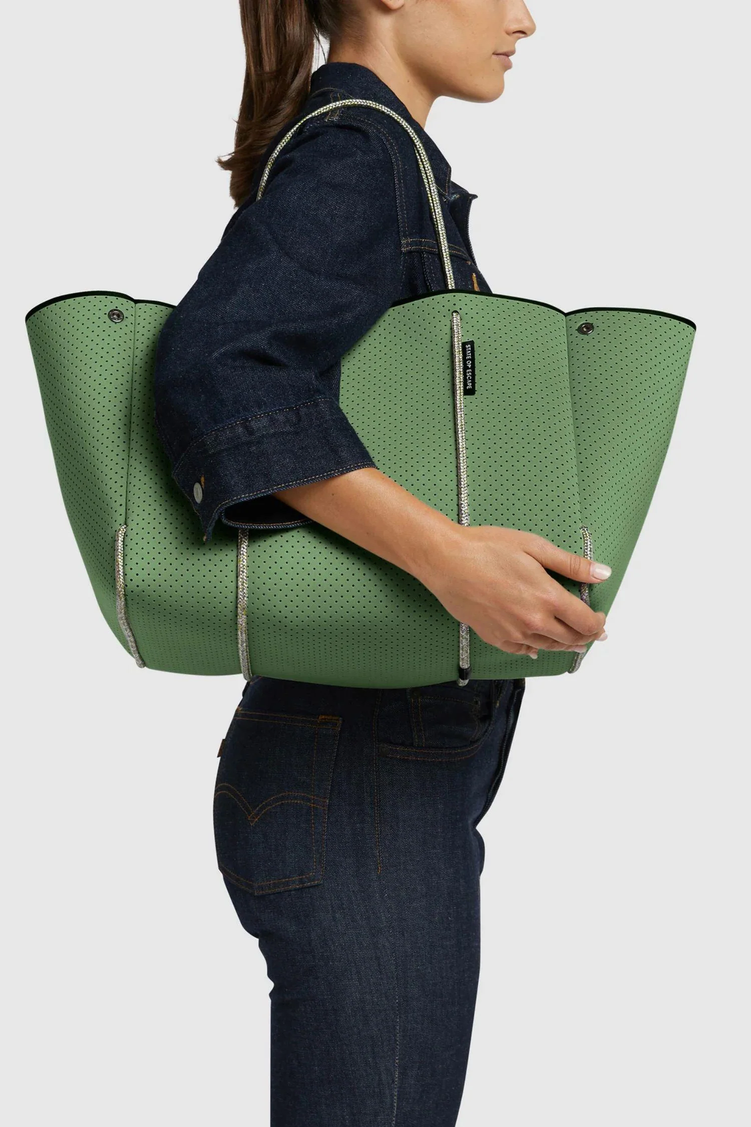Escape Tote- Ecalyptus/ Sea - Image 5