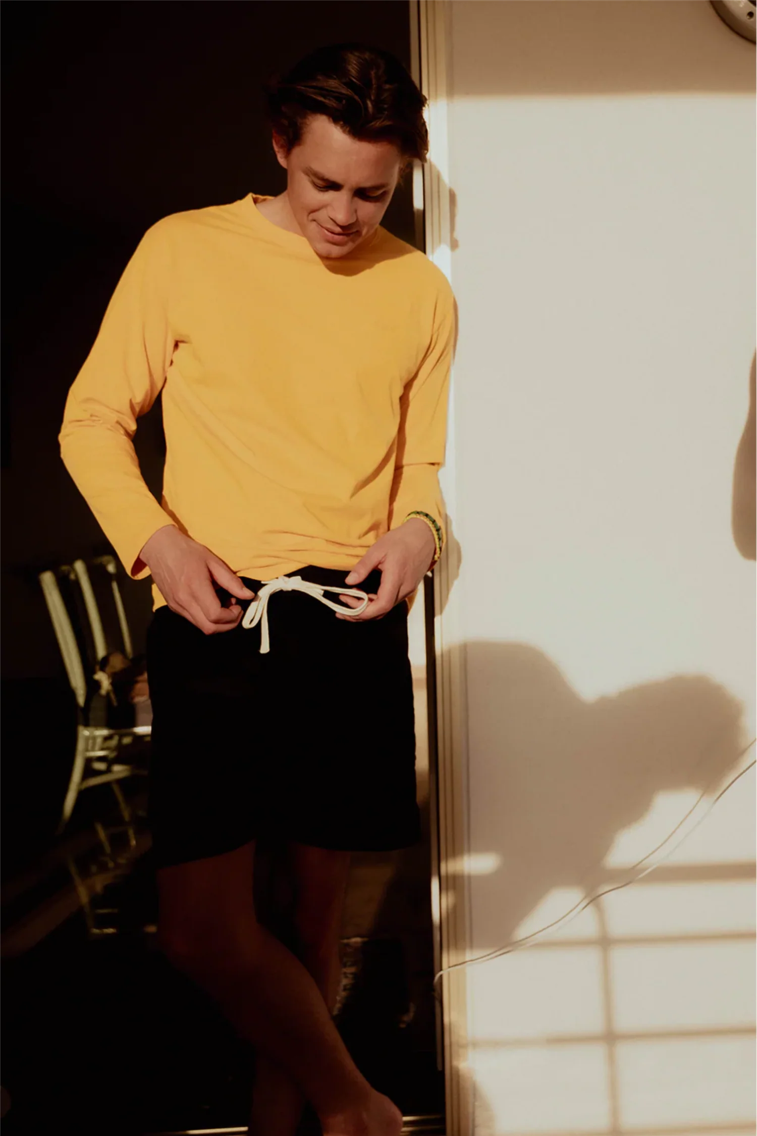 Nautical Cord Shorts Navy - Image 5