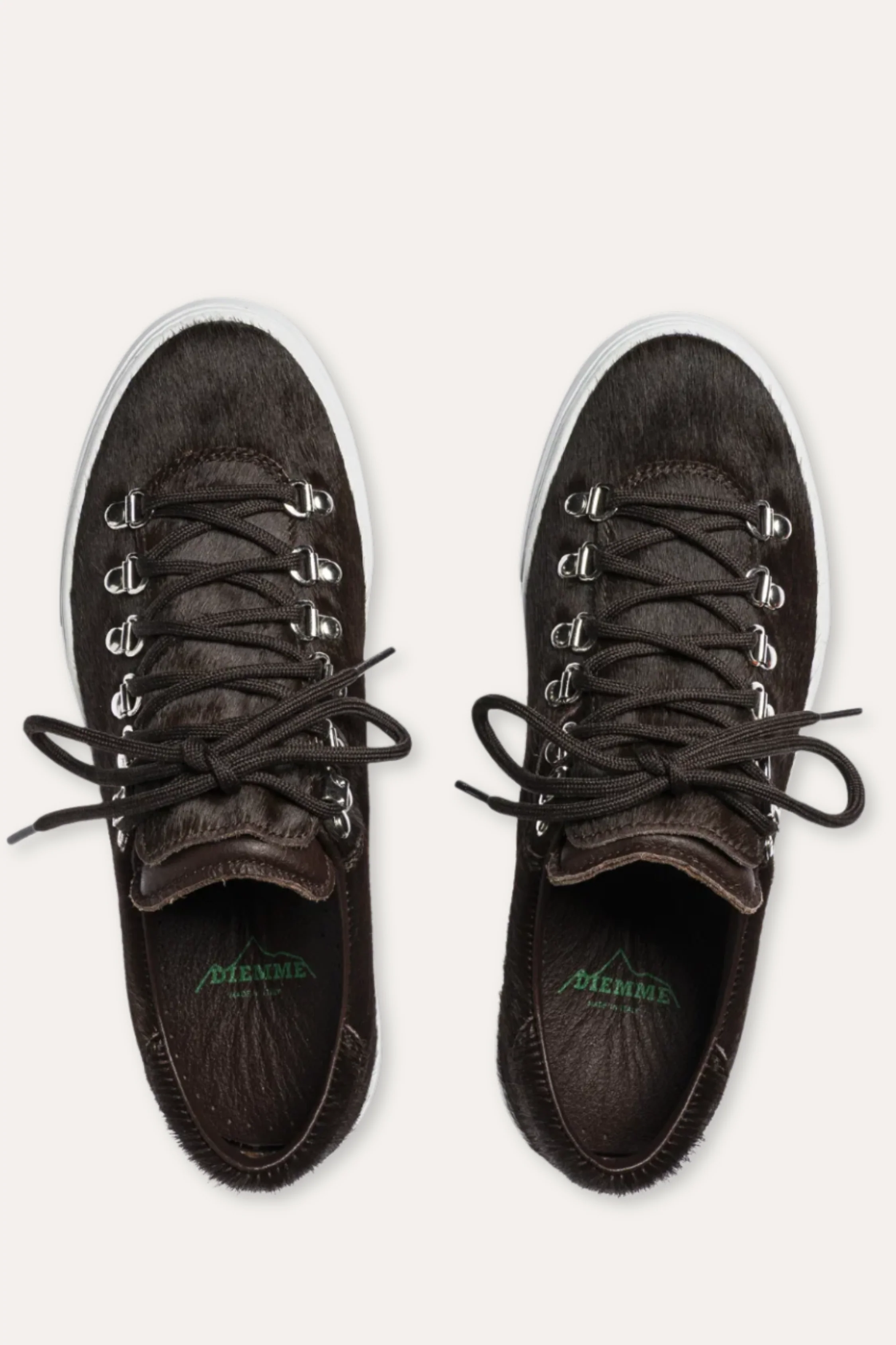 Women's Marostica Low Platform Dark Brown Haircalf - Image 3