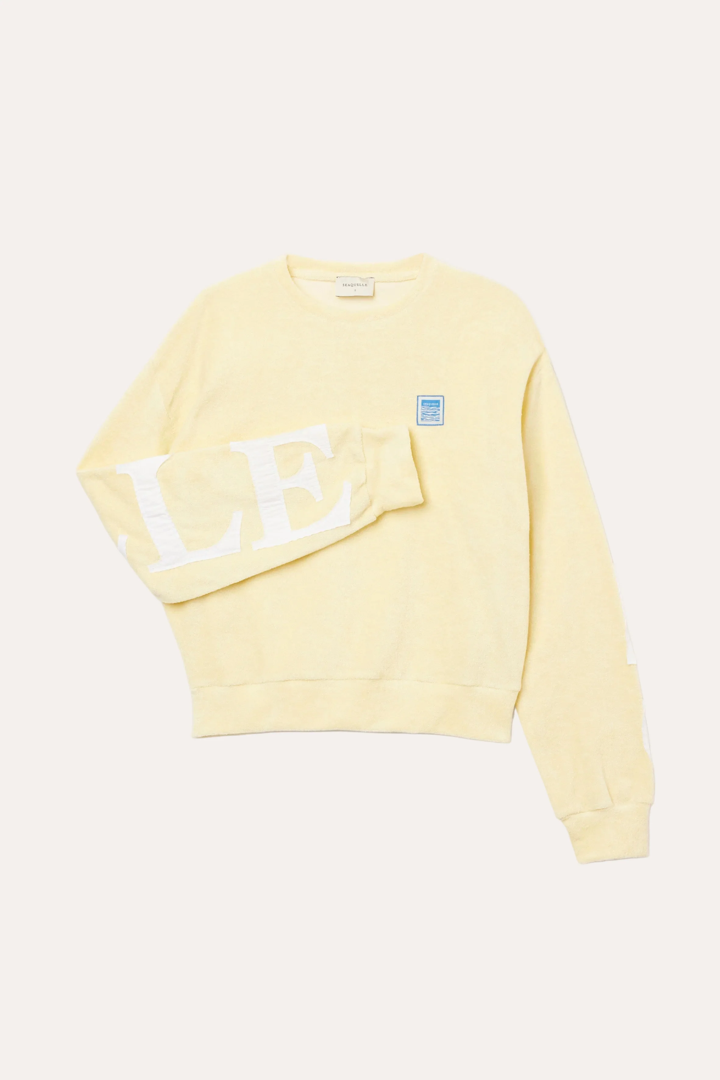 Terry logo sweat Light Yellow