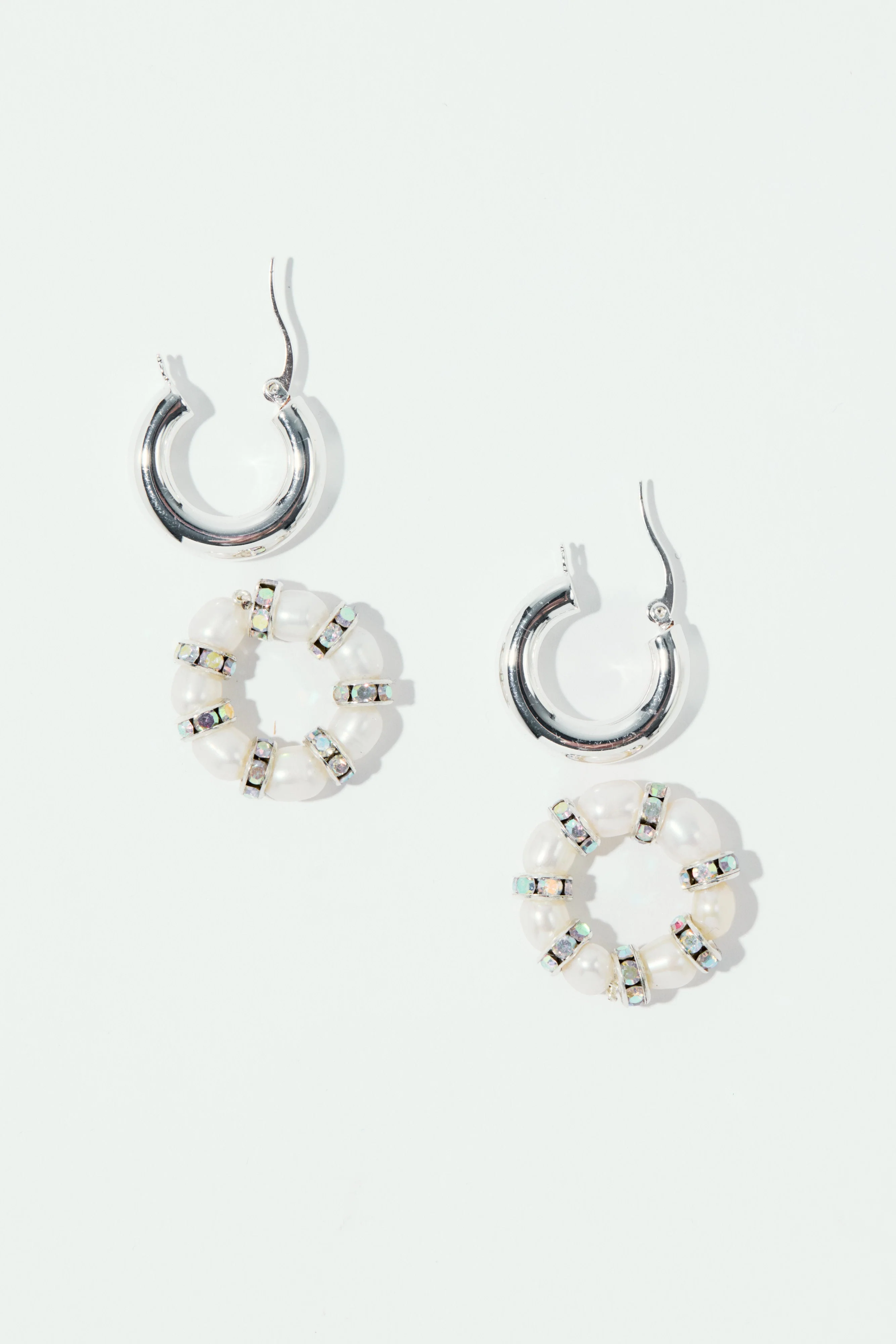 La Perla Créoles- Silver - Image 3