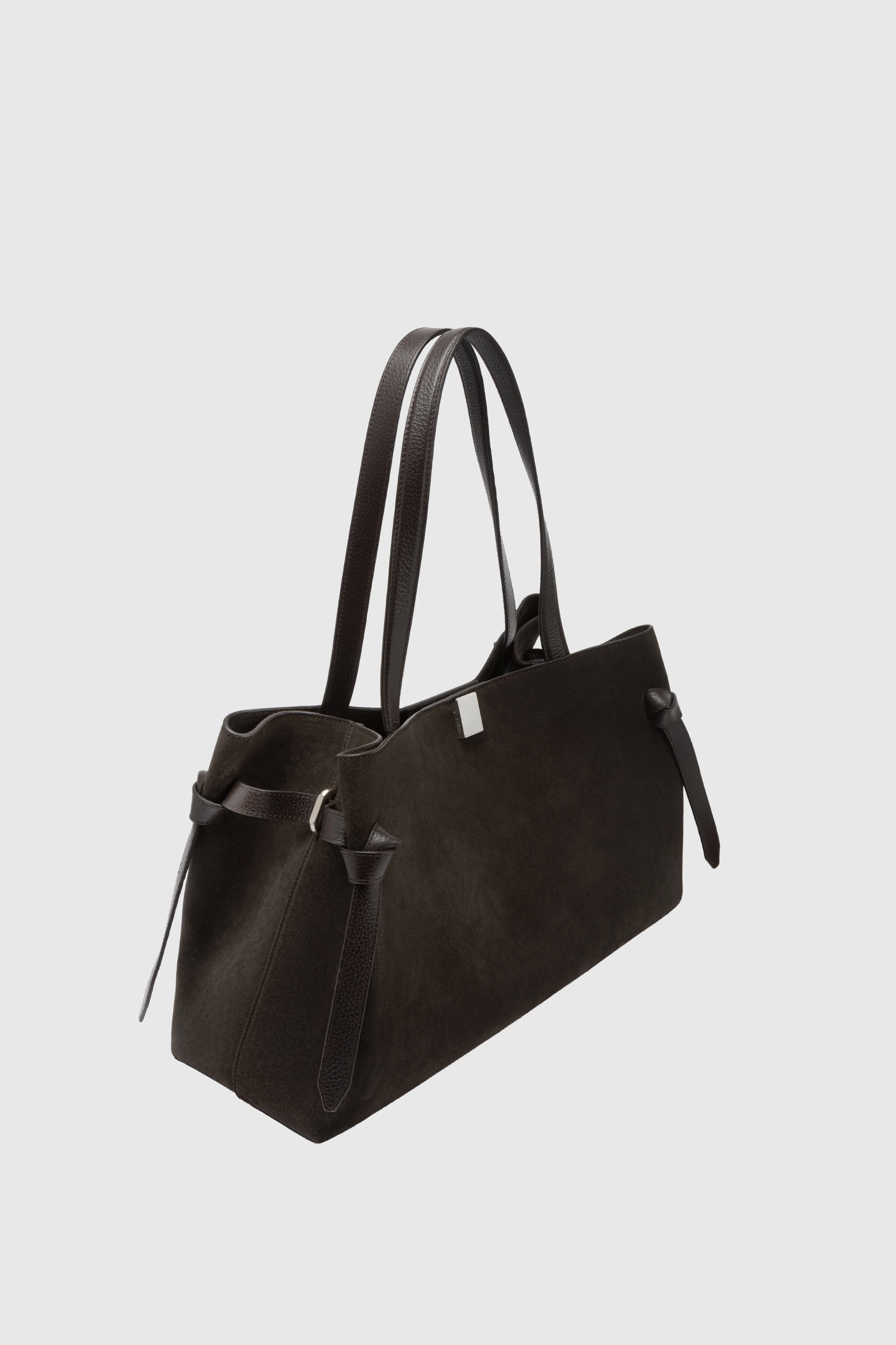 Gyoza Tote- Ganache Suede Tote - Image 2