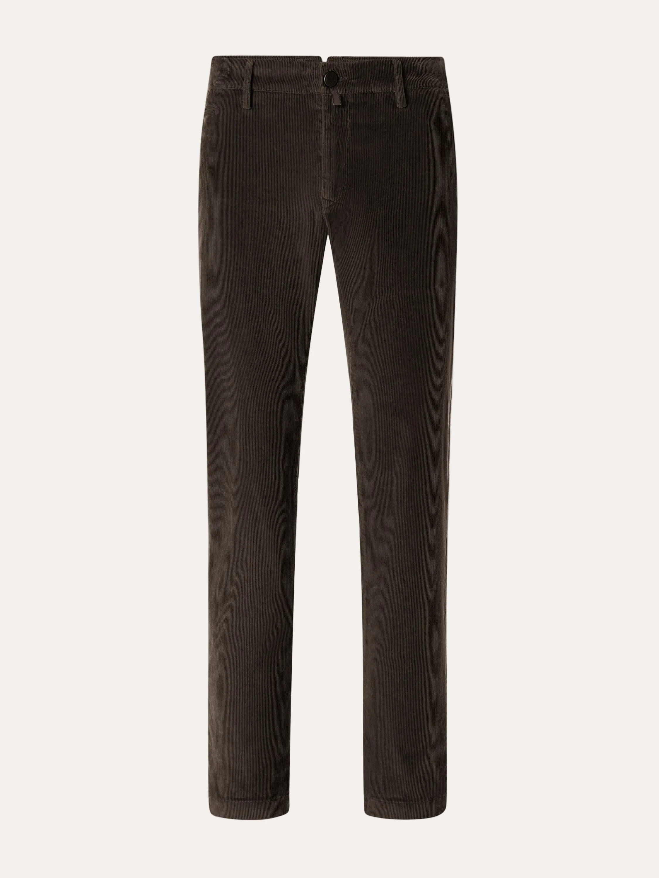 Bobby Slim Fit Brown Trousers