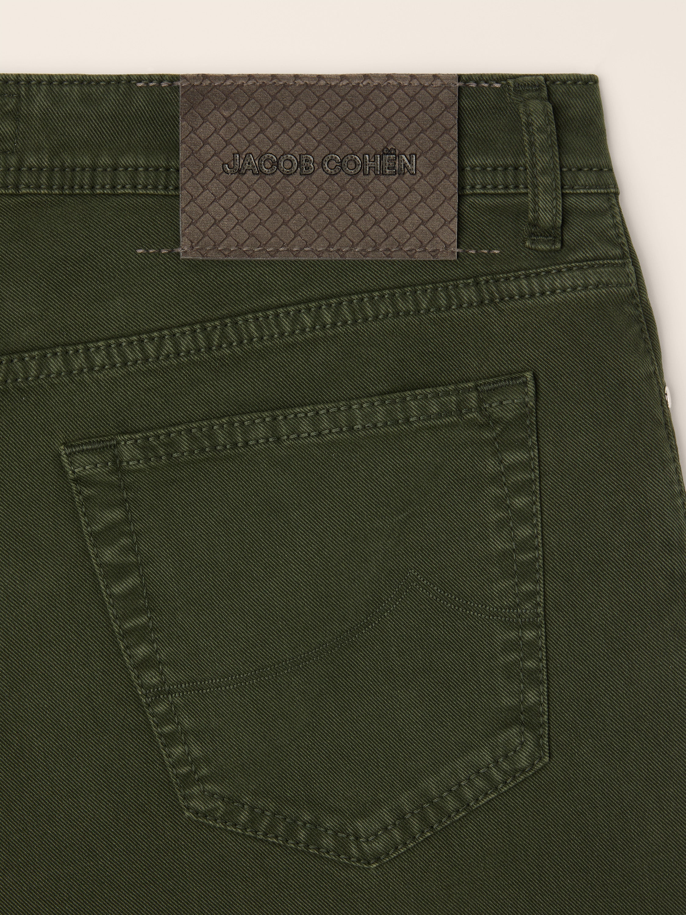 Bard Slim Fit 5-Pocket Pants Green - Image 2