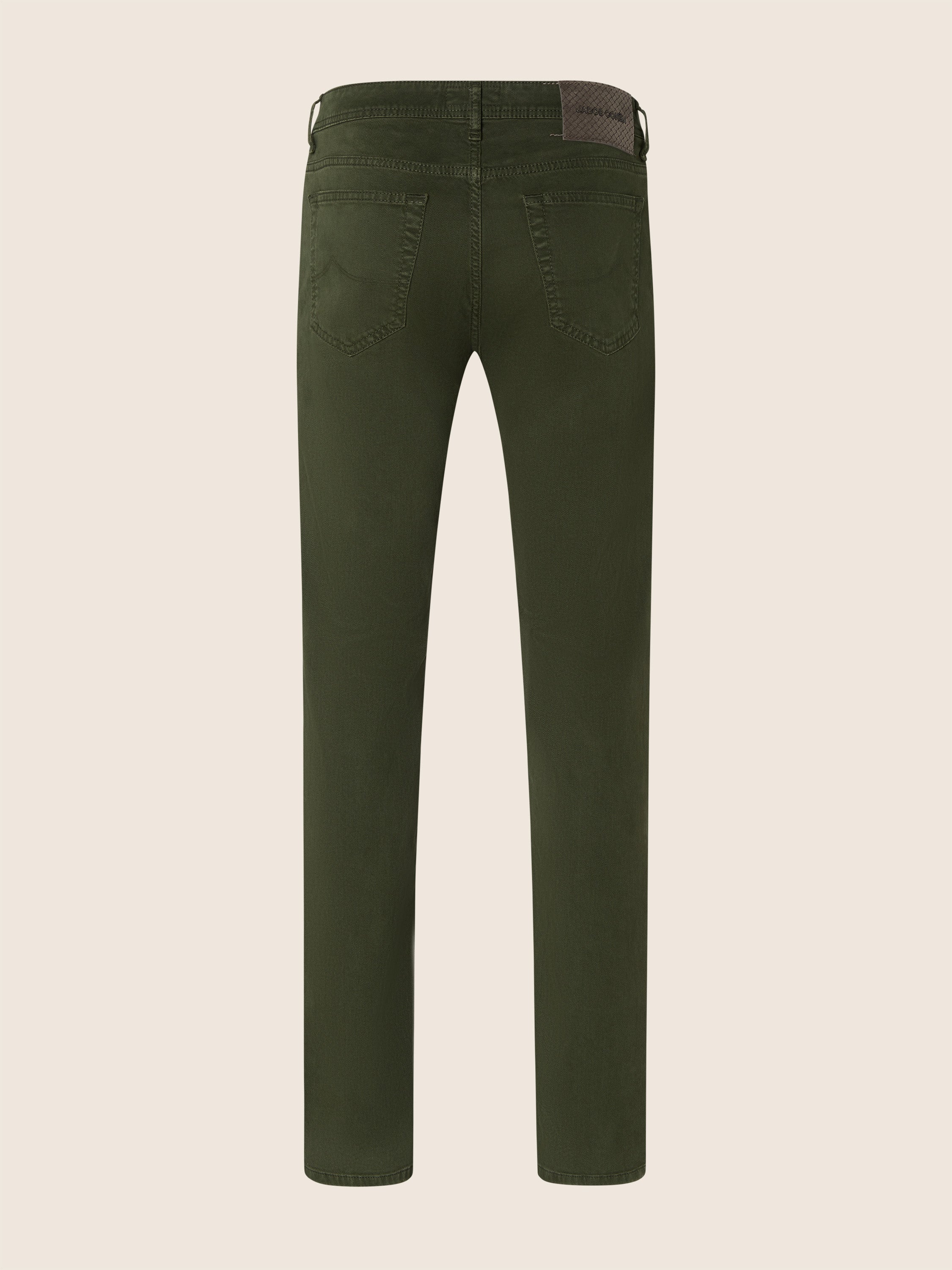 Bard Slim Fit 5-Pocket Pants Green - Image 3