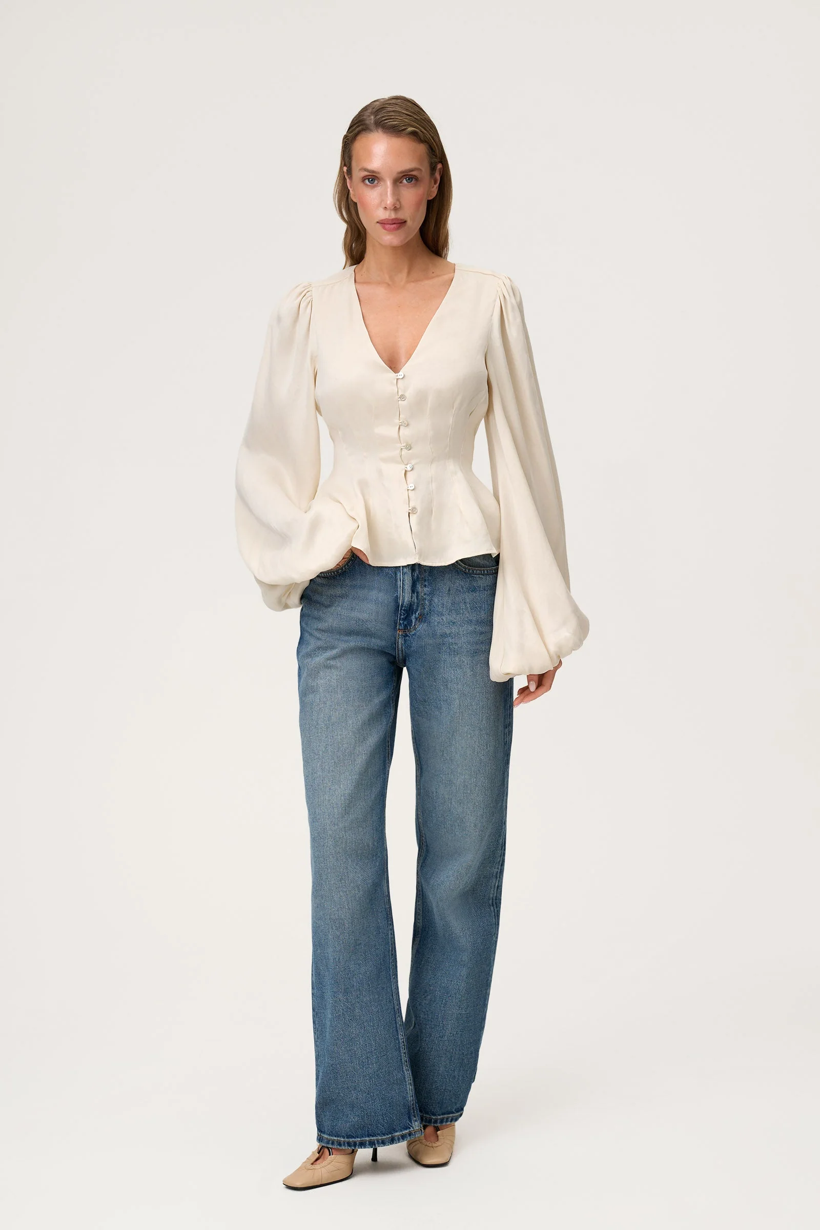 Palena Blouse Butter Yellow - Image 2