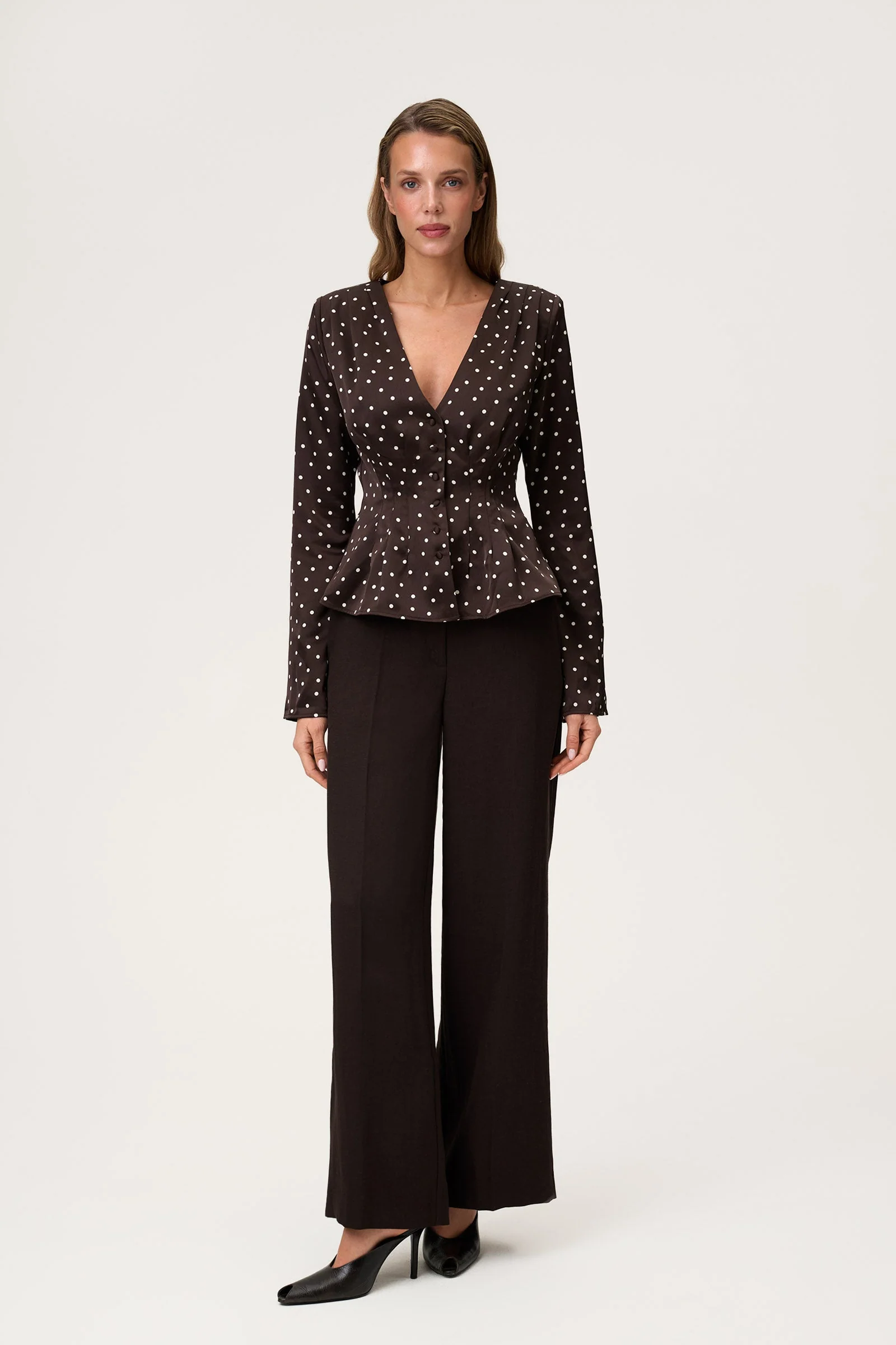 Marmo Blouse Espresso - Image 2