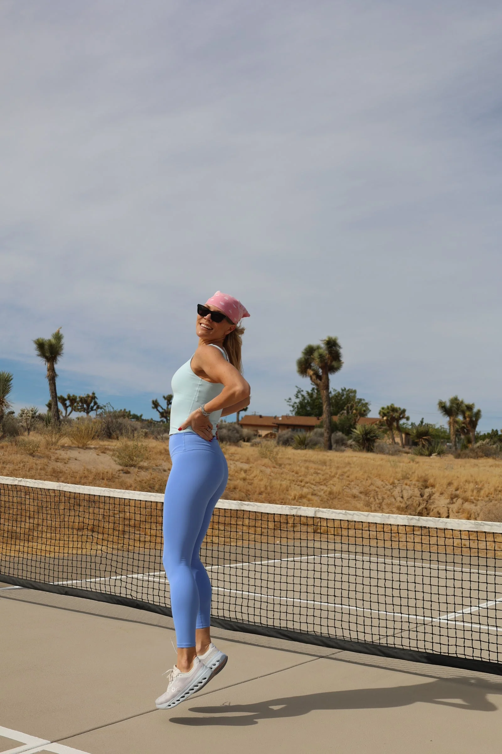 Mid Waist Tights Blue - Image 4