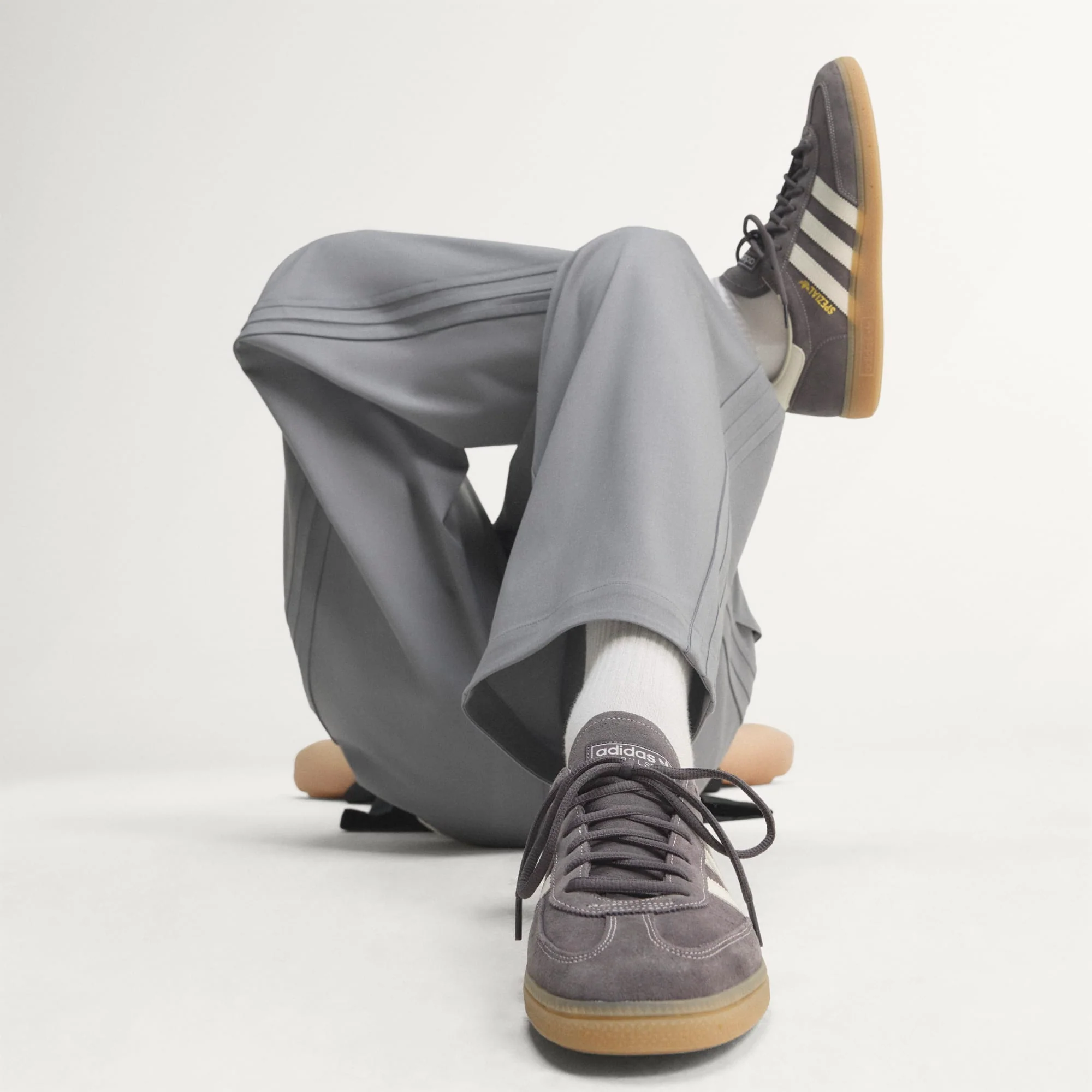 Men's Handball Spezial Grey Strata/Off White/Gum - Image 2