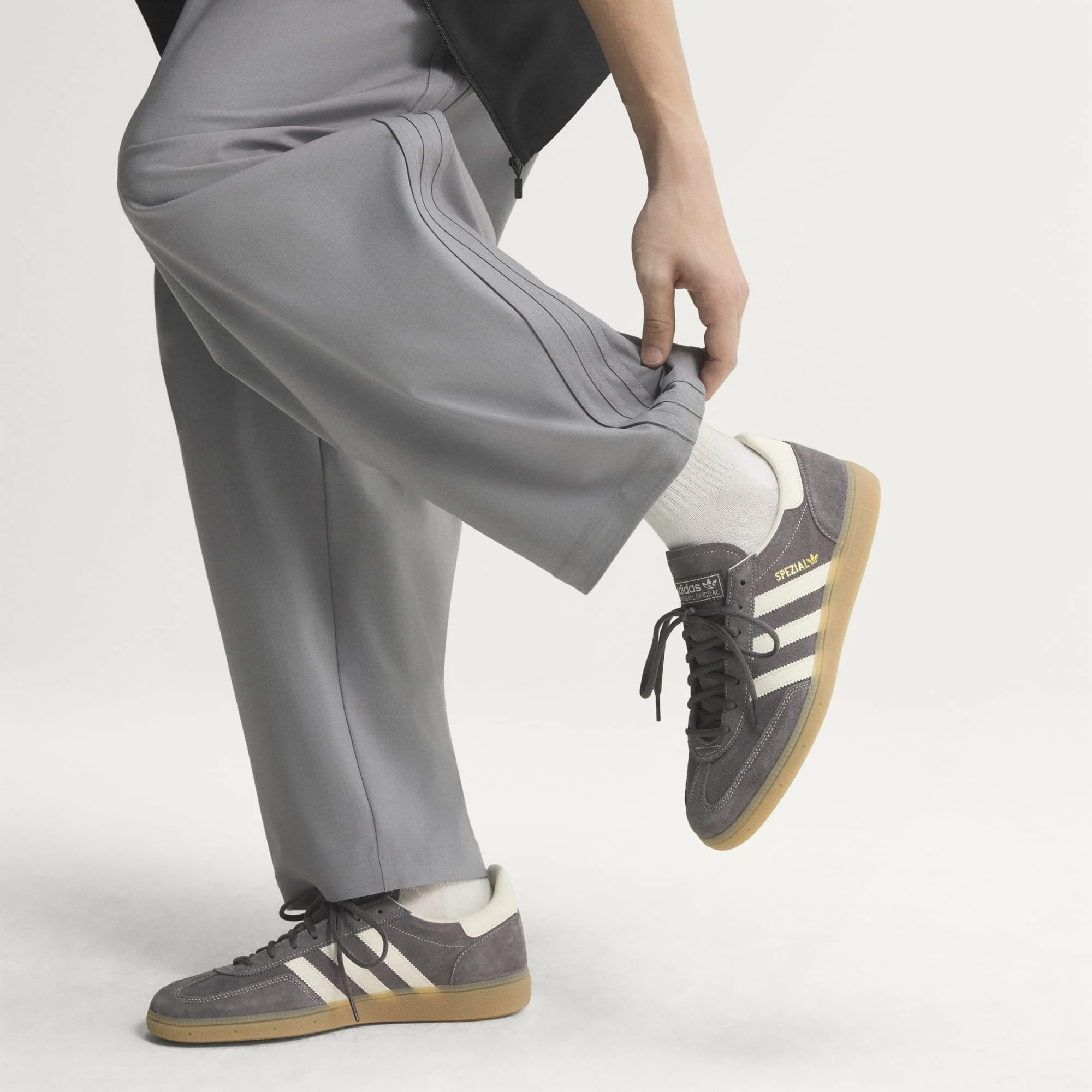 Men's Handball Spezial Grey Strata/Off White/Gum - Image 5