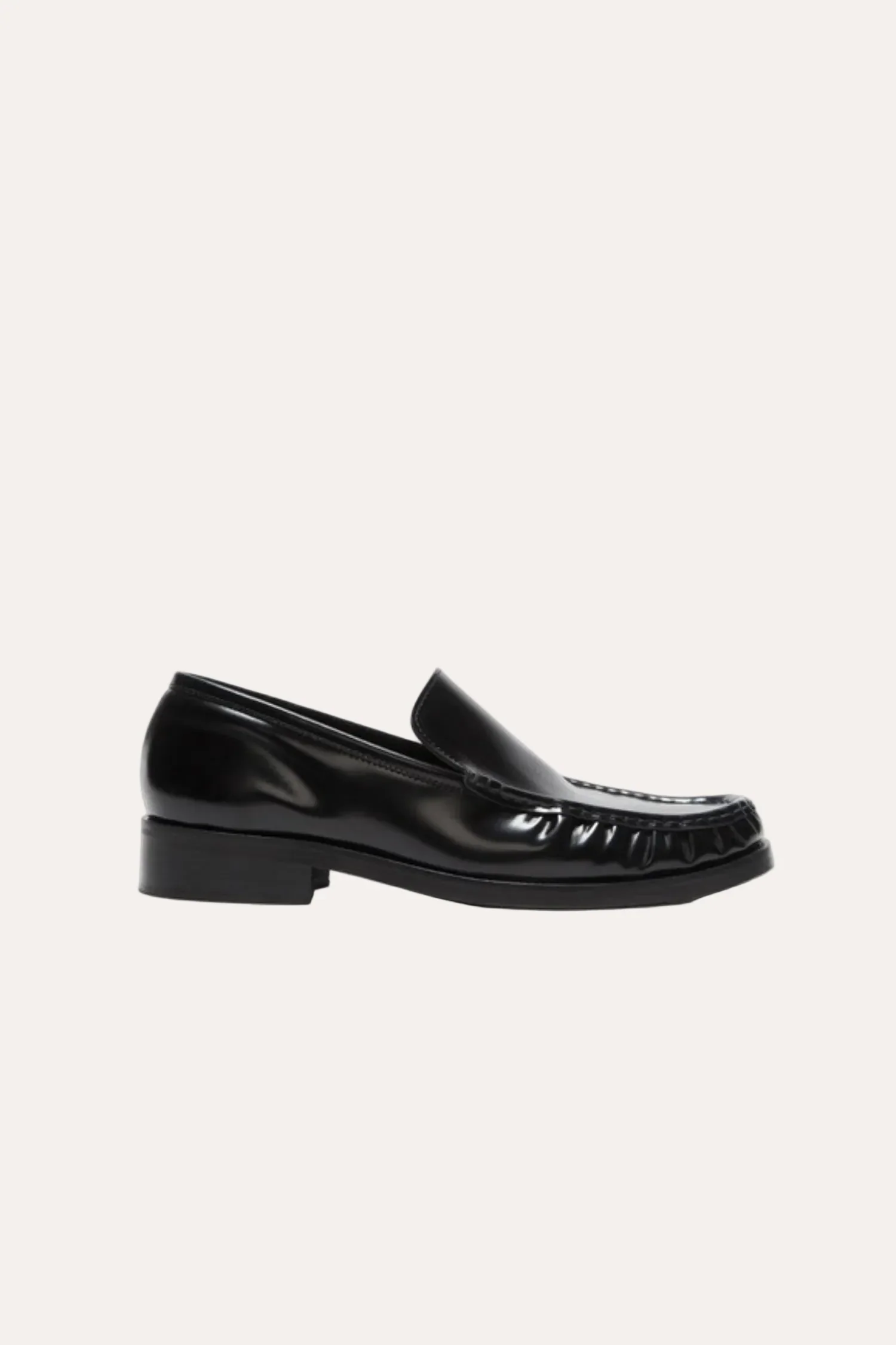 Women's Leather Loafers Black