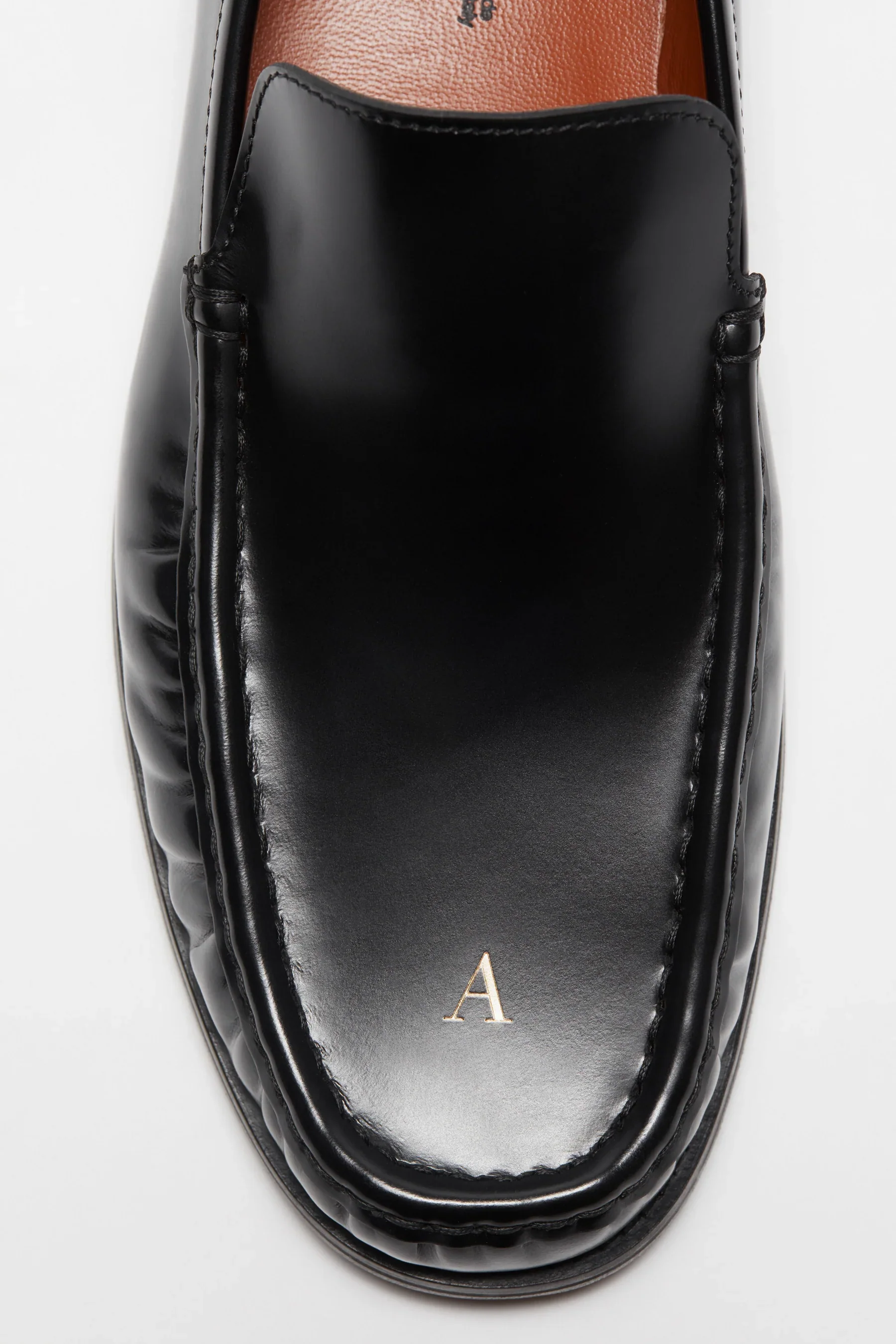 Women's Leather Loafers Black - Image 4