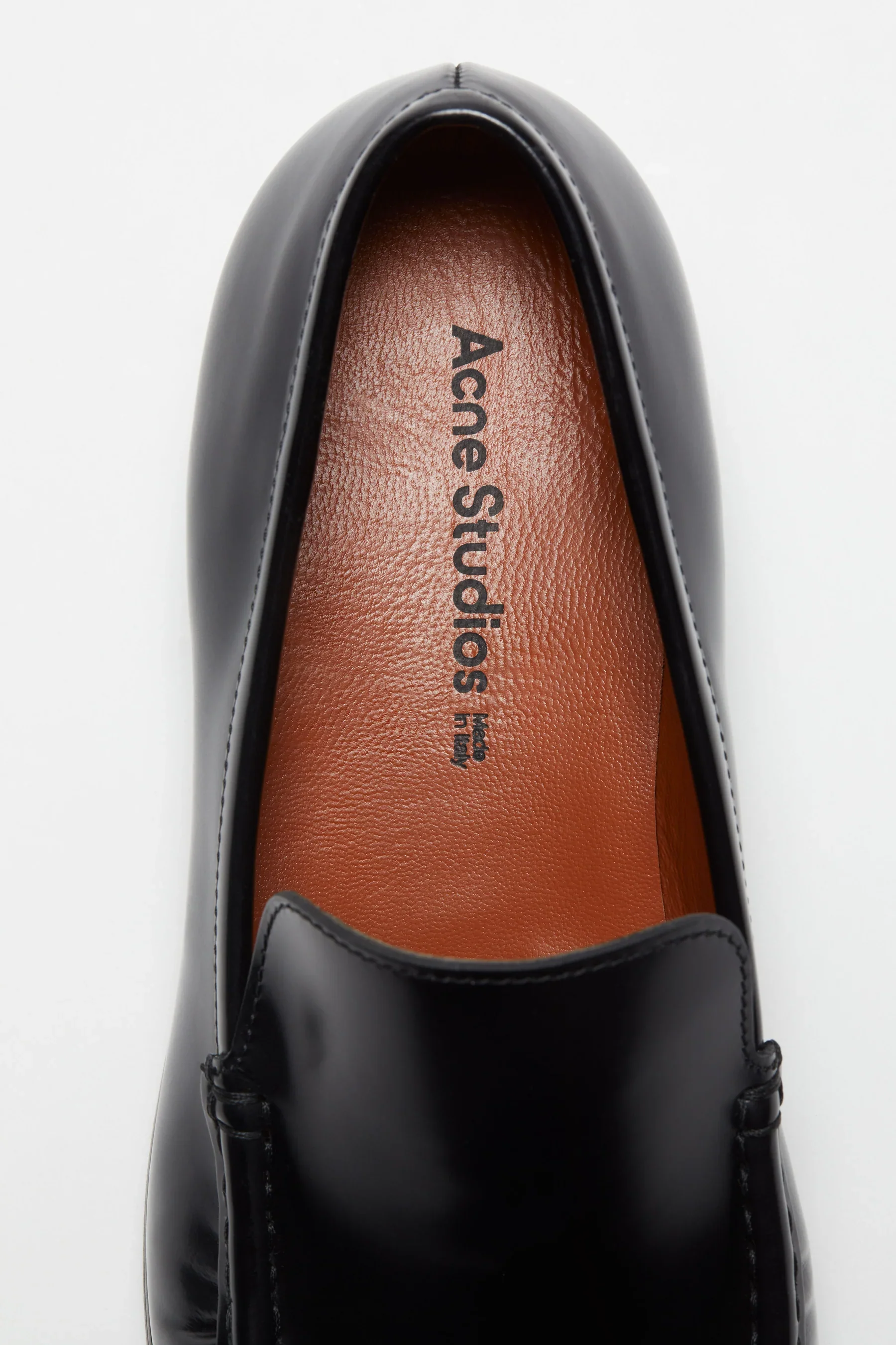 Women's Leather Loafers Black - Image 5