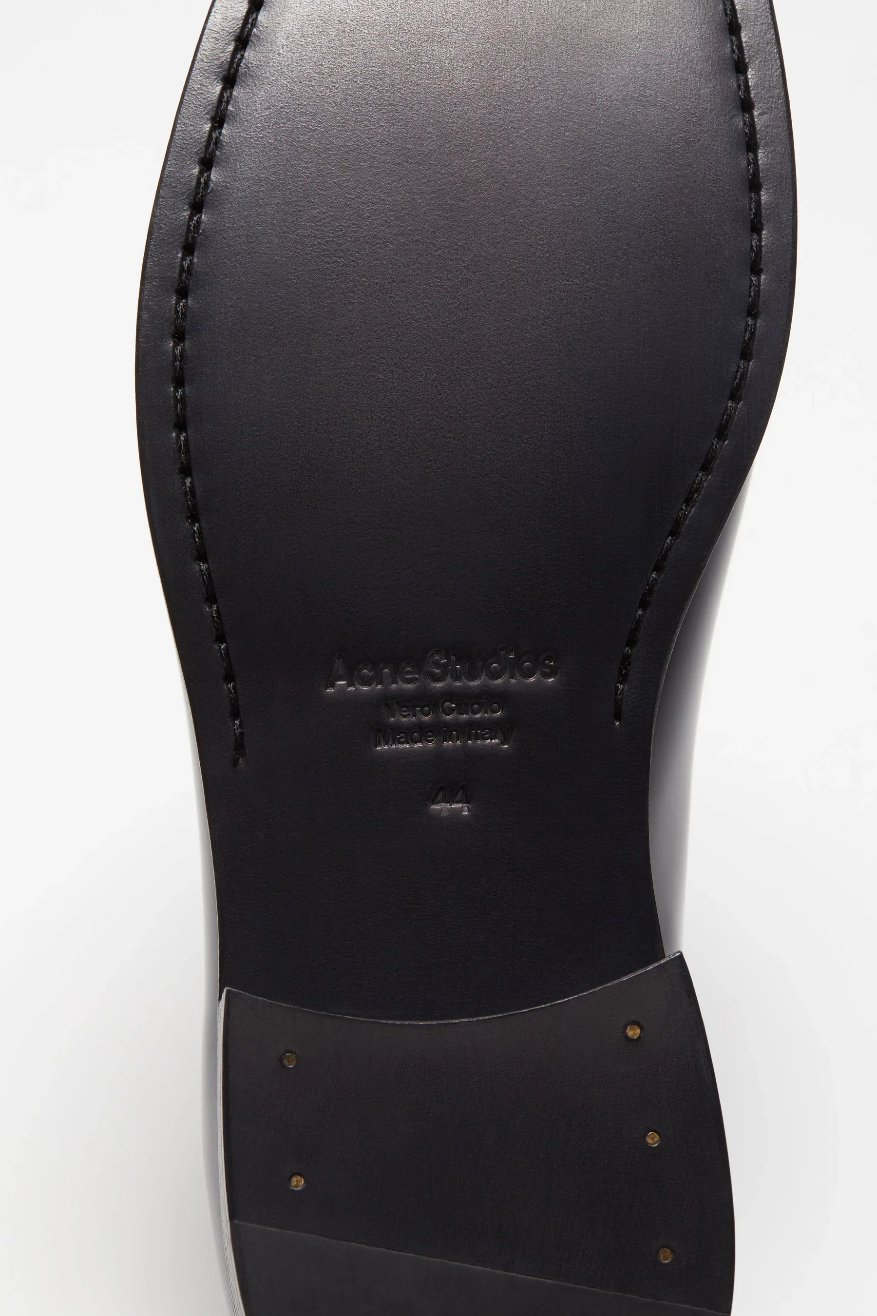 Women's Leather Loafers Black - Image 6