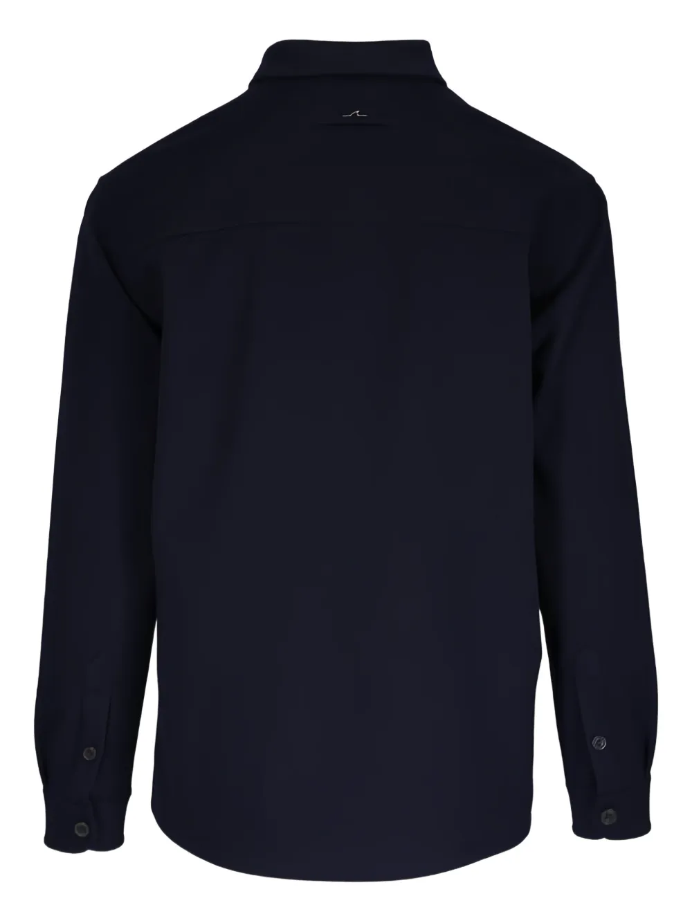 Cashmere Overshirt Navy - Image 2