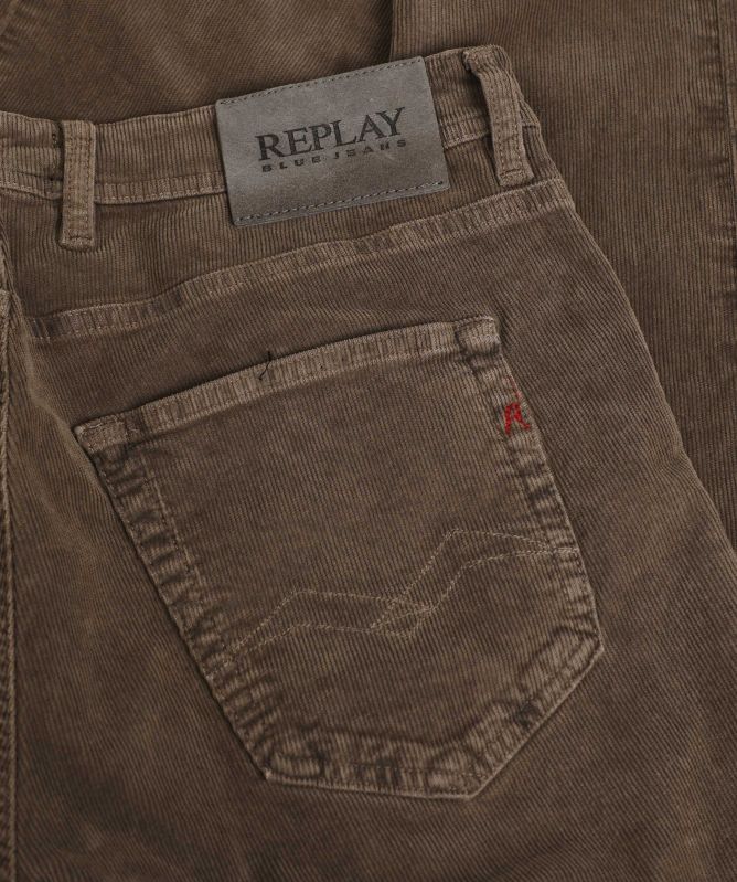 Grover Corduroy Straight Fit Jeans Toffee - Image 2