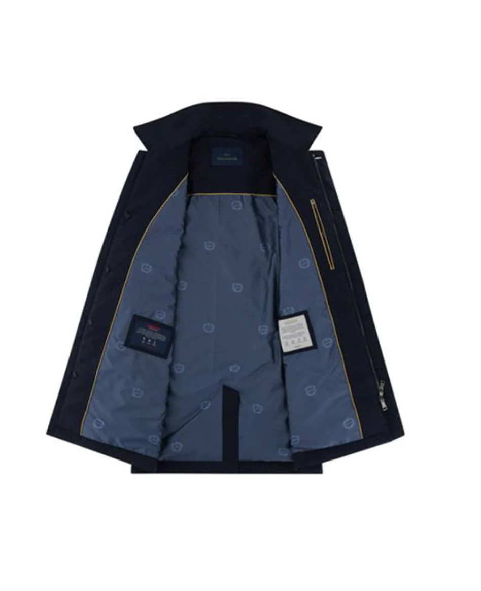 Typhoon Platinum Woven Carcoat Jacket Navy - Image 10