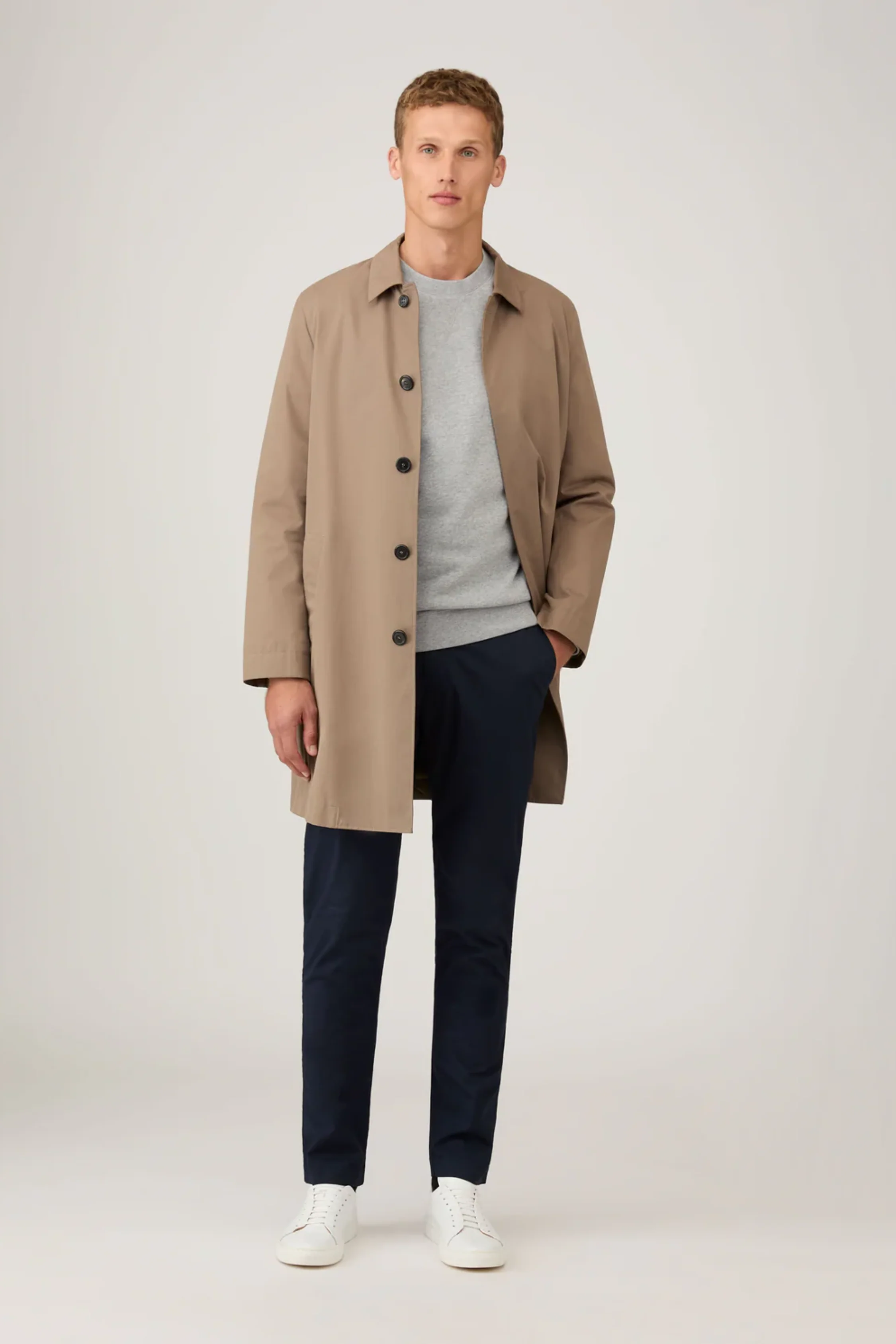 Loopback Sweatshirt Grey Melange - Image 3