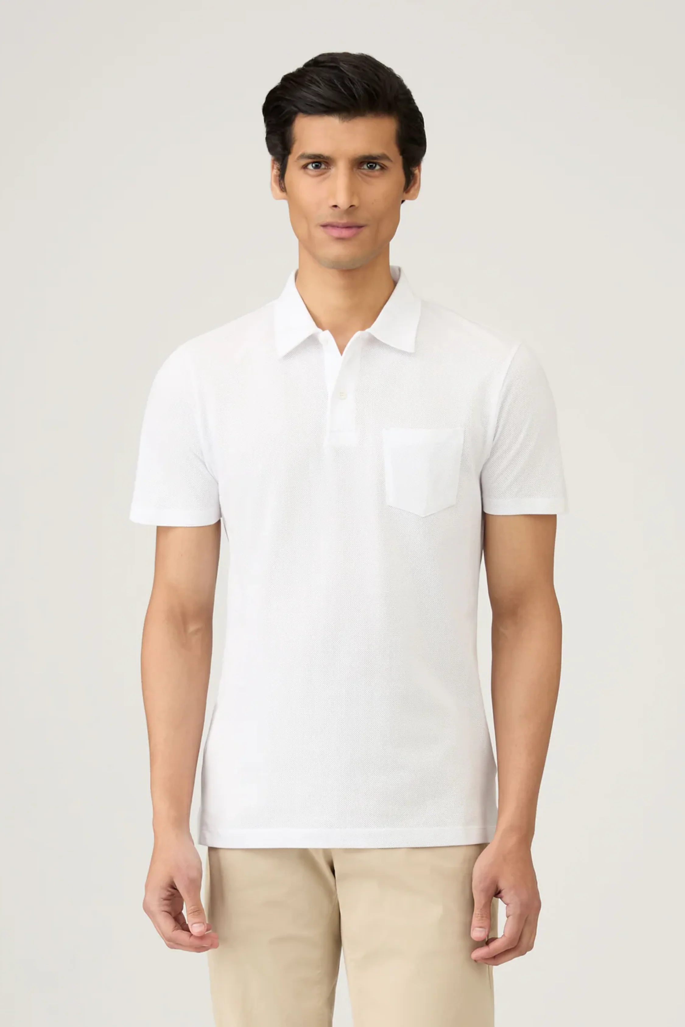 Riviera Polo Shirt White - Image 2