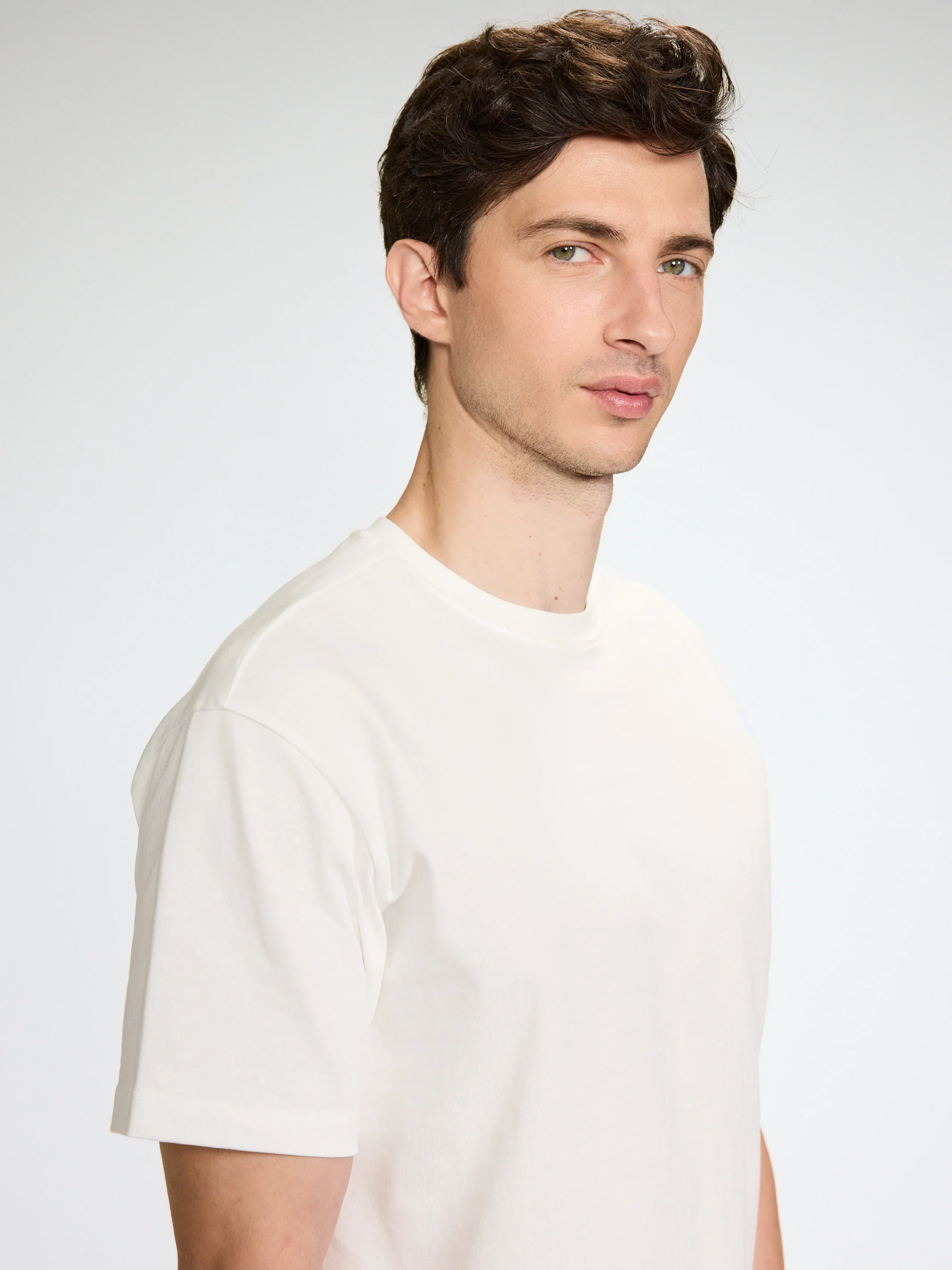 Organic Cotton Oversized T-Shirt White - Image 3