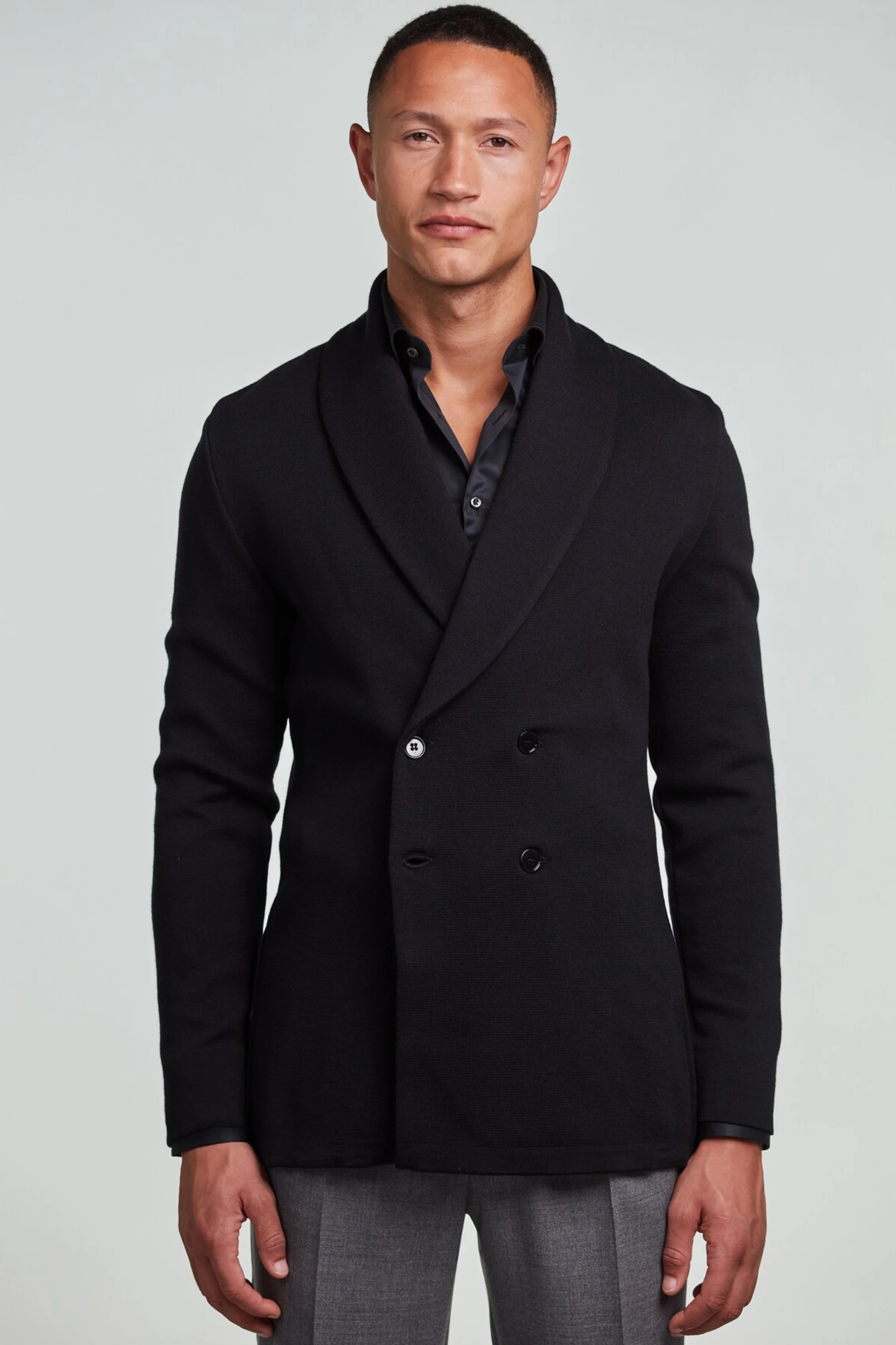 Regular Twill Shirt Black - Image 6