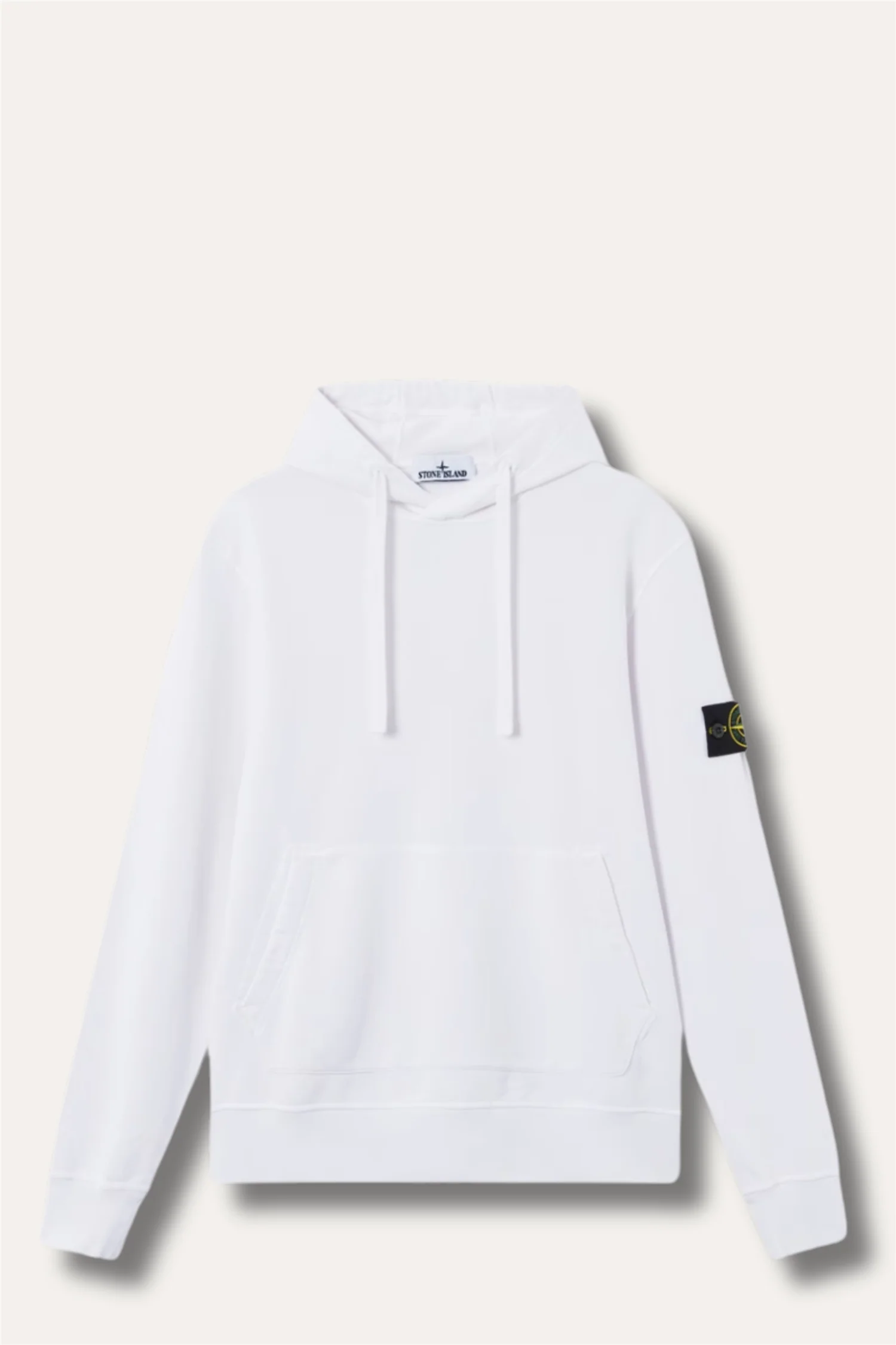 6100062 Garment Dyed Hooded Sweatshirt White