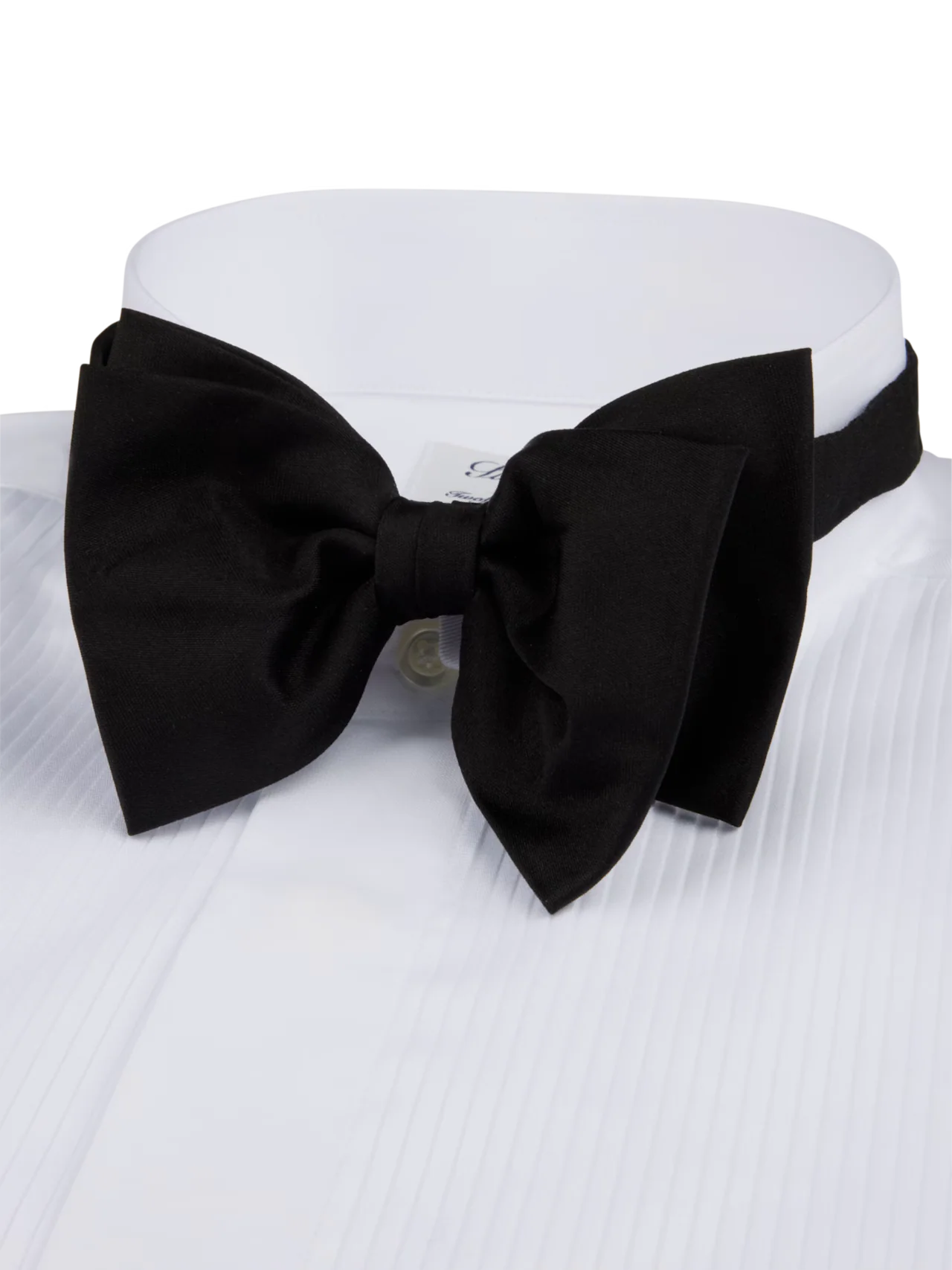 Slimline Plaza Tuxedo Smoking Shirt Wing Collar White - Image 2